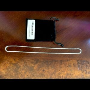 Solid sterling silver 22’ 2.5mm silver necklace
